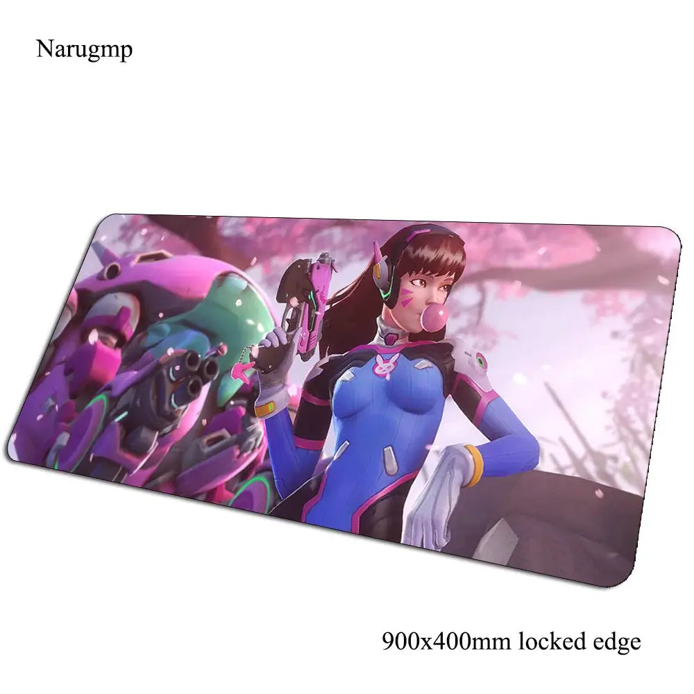 Overwatch pelės kilimėlis gimtadieniui, kompiuterio kilimėlis 900x400x3mm, didelis žaidimų pelės kilimėlis, dovana, kilimėlis pelei ir klaviatūrai, PC žaidėjo stalui