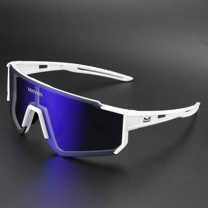 MWWIN Cycling Sunglasses MTB Glasses Bike Cycling UV400 Eyewear Men Women Bicycle Mountain Outdoor Sports Hiking Eyewear