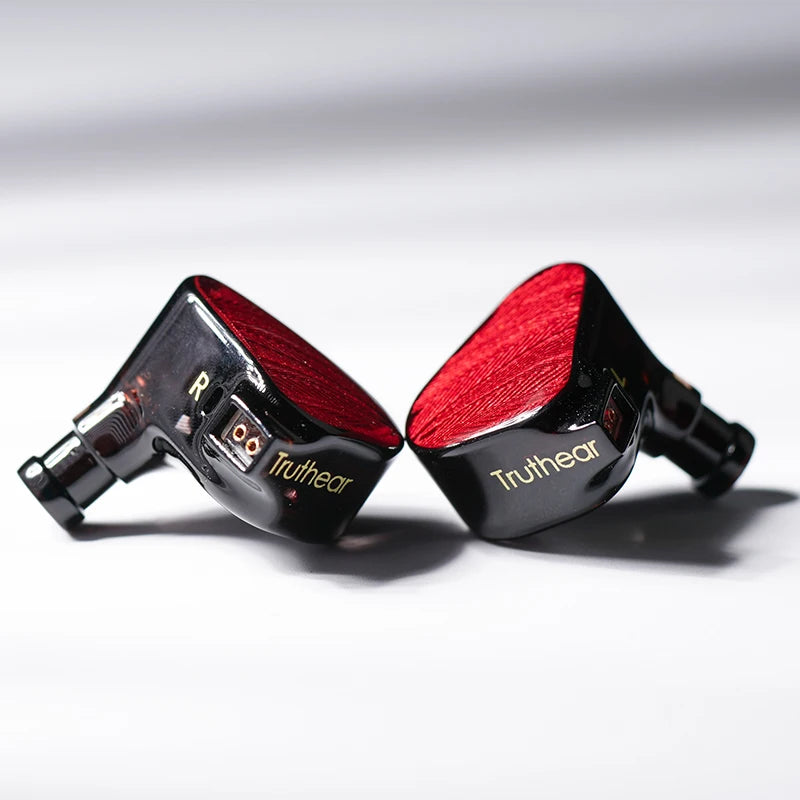Auscultadores intra-auriculares audiófilos com fio TRUTHEAR x Crinacle ZERO:RED Dual Dynamic Driver 0.78 2Pin HiFi