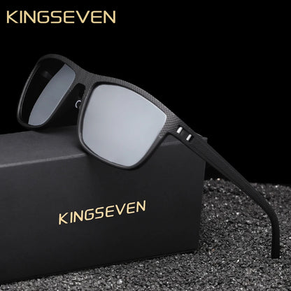 KINGSEVEN Fashion Polarized Sunglasses For Men UV400 Glasses  Rectangle Eyewear Fishing Driving Glasses Holiday