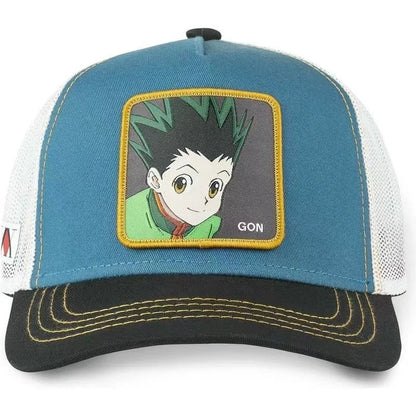 Șapcă de baseball Hunter X Hunter Cap de vară, tip snapback, pentru bărbați, cu broderie, în stil hip-hop, cu vizieră de soare, șapcă de camionagiu ajustabilă, din plasă
