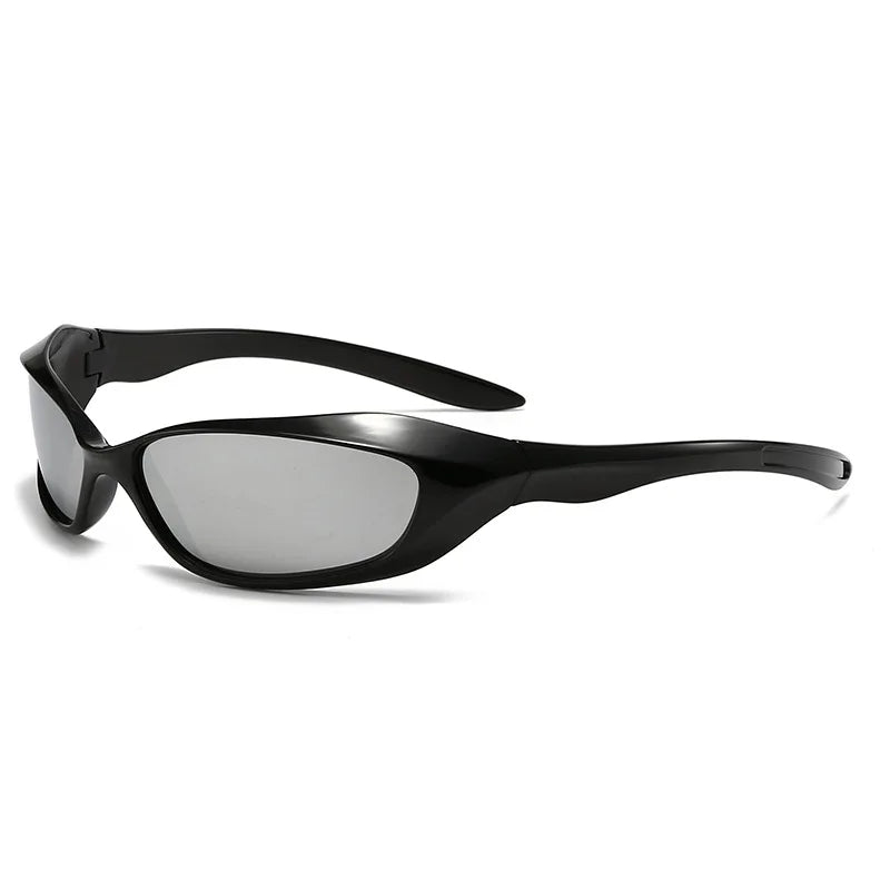 KLASSNUM Y2K Punk Sports Sunglasses For Men Women Future Sense Sun Glasses Brand Designer Party Anti UV400 Fashion Goggle New