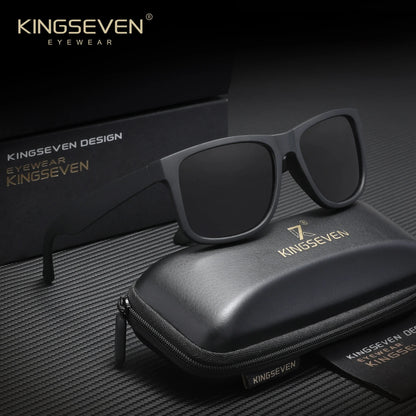 KINGSEVEN Fashion Square Polarized Men and Women Sunglasses Driving Outdoor Travel Glasses UV400