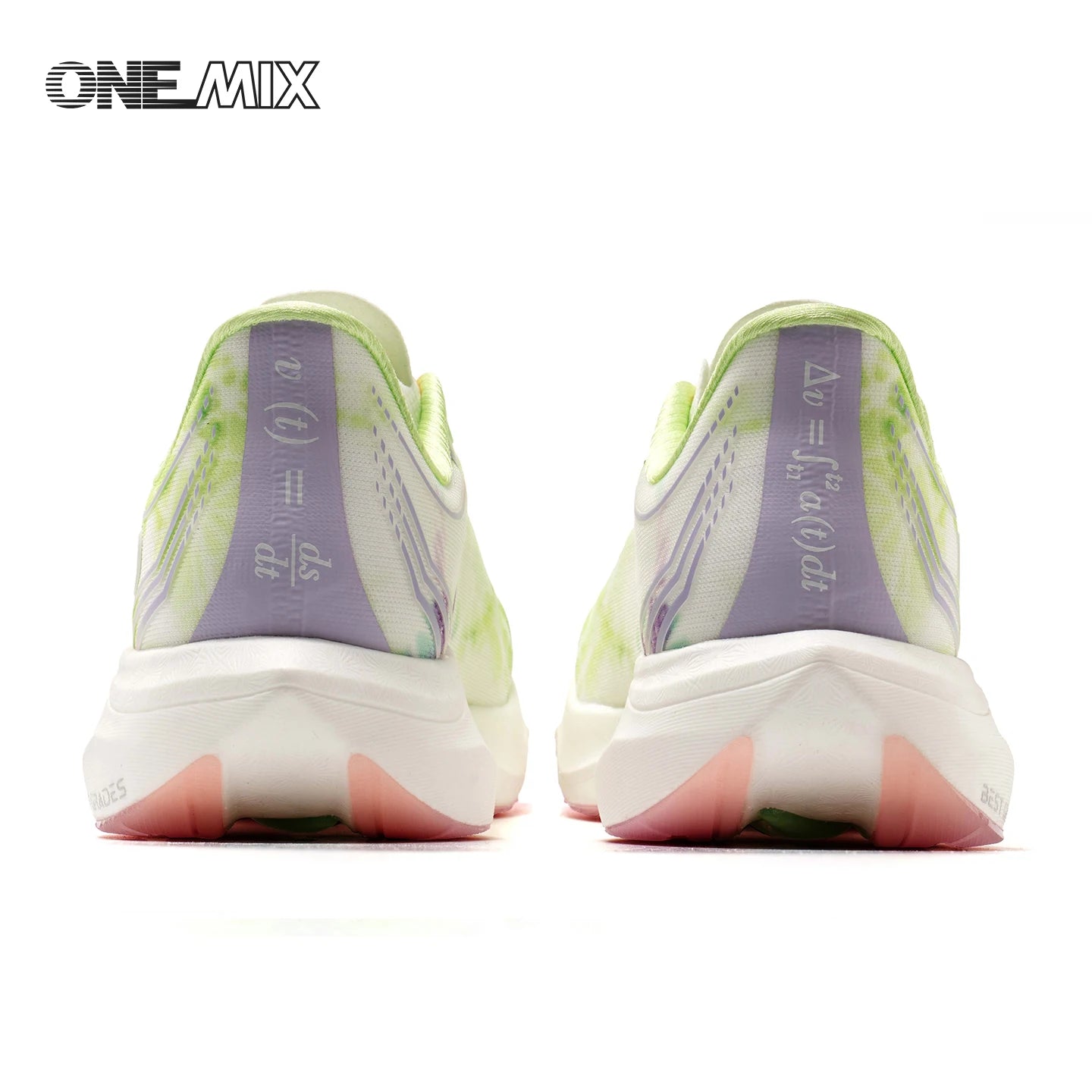 ONEMIX New Nylon Carbon Board Marathon Running Racing Shoes Shock-Absorbing Professional Stable Support Ultra-Light Rebound Sneakers
