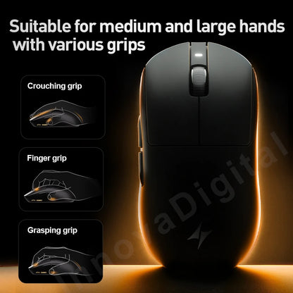ATK Dragonfly A9 Ultra Wireless Gaming Mouse PAW3950 Ultra Lightweight Tri-mode Ergonomic E-sports Gamer FPS Mice A9 SE Plus