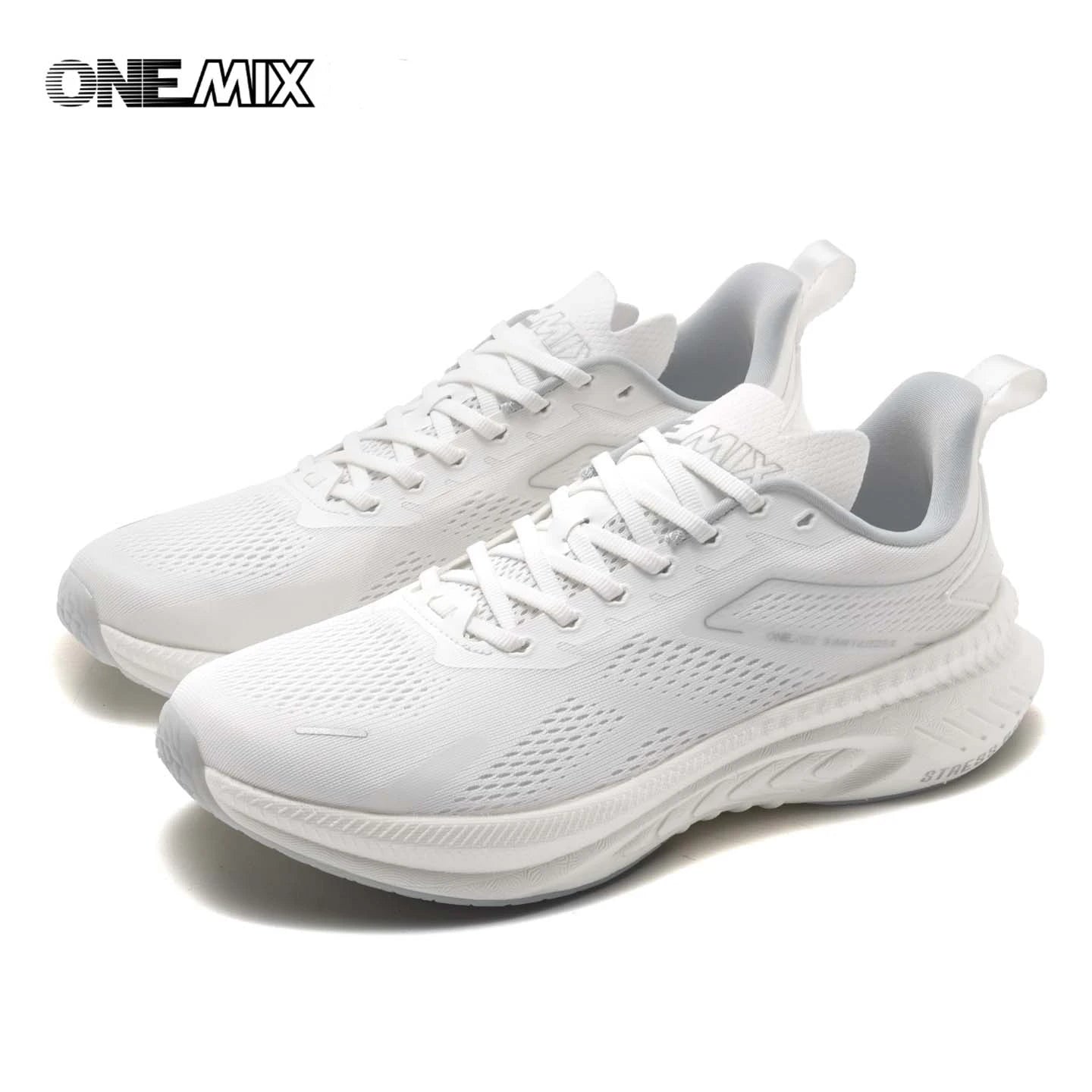 ONEMIX New Style Autumn Winter Men Running Shoes Ourdoor Jogging Cushioning Breathable Lightweight Elastic Sports Sneakers