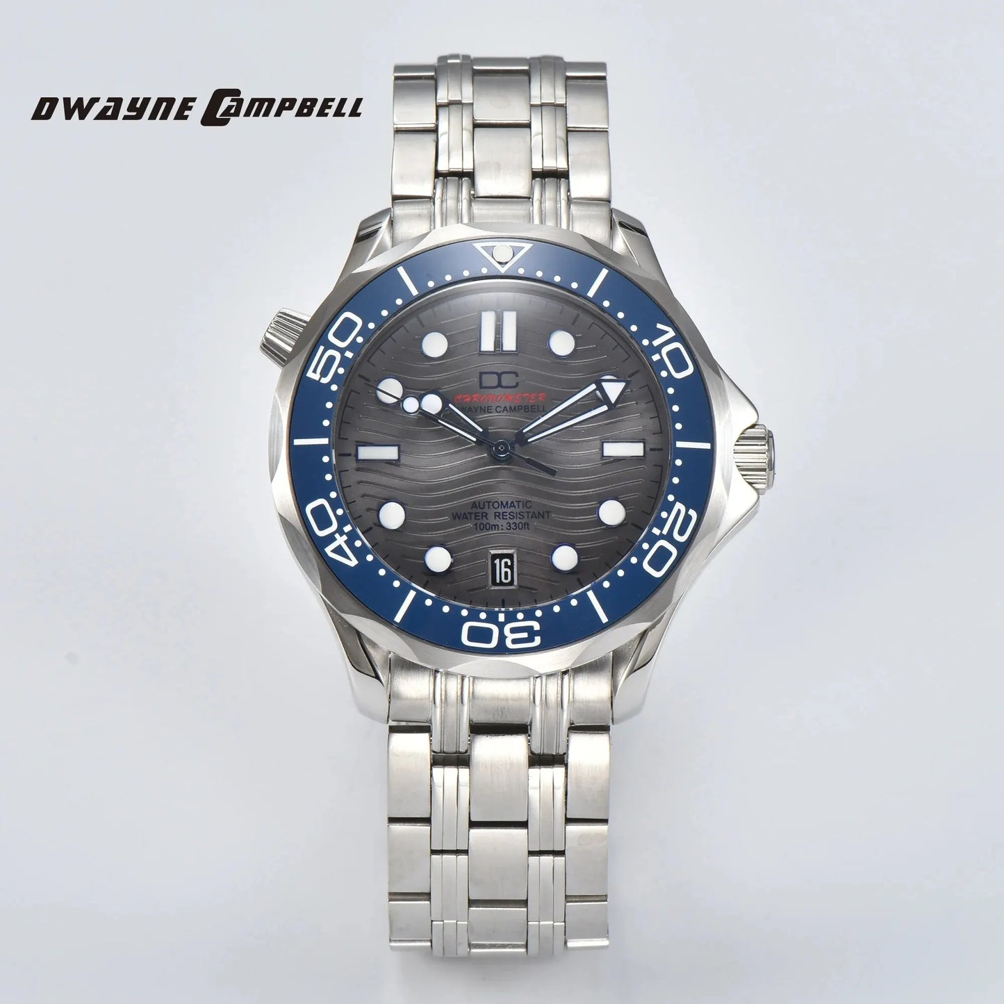 DWAYNE CAMPBELL Top-Luxus-NH35-Automatikuhr für Herren, mechanisch, Keramiklünette, wasserdichte klassische Business-Armbanduhr