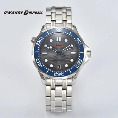DWAYNE CAMPBELL Top-Luxus-NH35-Automatikuhr für Herren, mechanisch, Keramiklünette, wasserdichte klassische Business-Armbanduhr