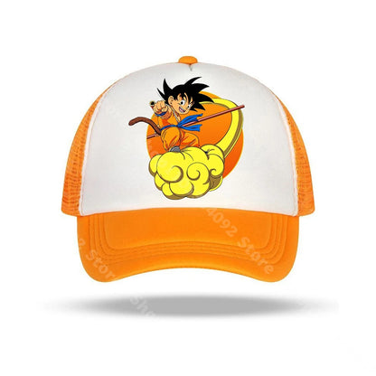 Dragon Ball baseball sapkák, anime karakterekkel nyomtatott napellenzős sapkák, gyerekeknek és felnőtteknek, nyári, lélegző, alkalmi sapkák, állítható csúcsú sapkák, ajándékok