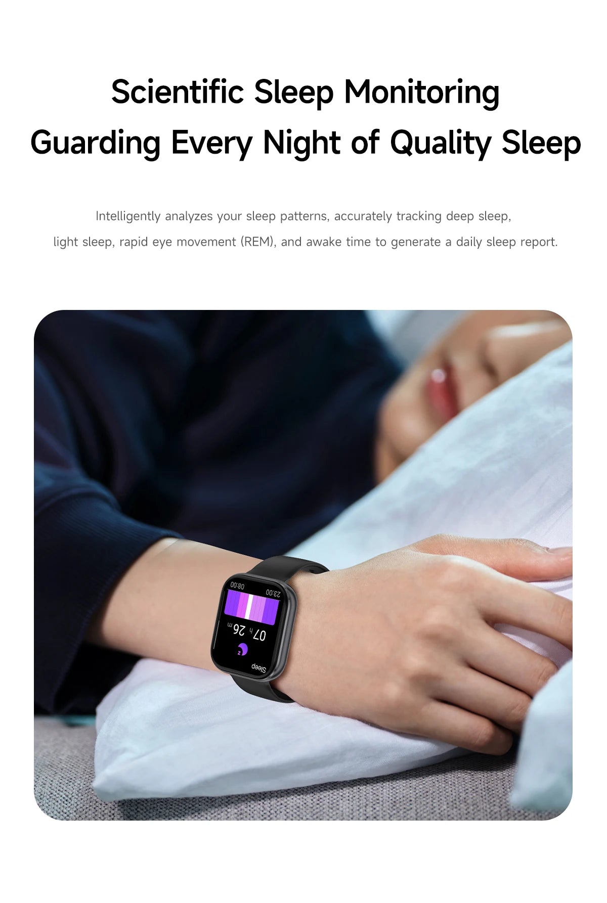 New 1000mAh Battery Smart Watch Women Heart Rate Sleep Monitoring Bluetooth Call IP68 Waterproof Smartwatch Men For Android IOS