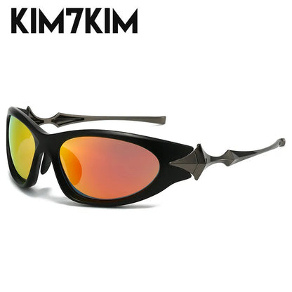 Steampunk Y2k Sport Sunglasses Women 2026 Luxury Men Sun glasses For Female 2000's Futuristic Goggles Eyewear Accessories Lenses