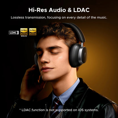 Auscultadores Sem Fios UGREEN Studio Pro 48dB ANC – Auscultadores Over-Ear Bluetooth 6.0 Hi-Res LDAC com 120H de Autonomia