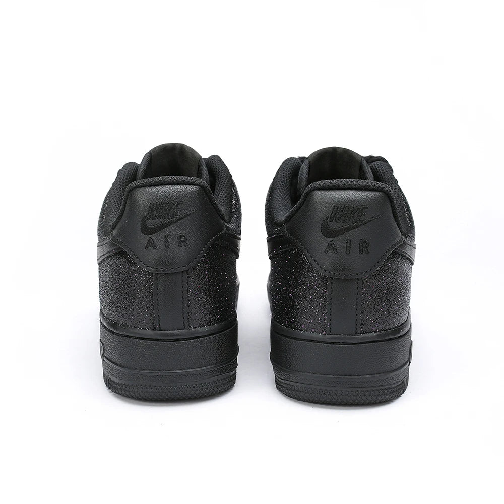 Custom Sneakers Nike Air Force 1 FOMO Glitter Star Rhinestone Bling Clean Fit Luxury Street Style Wear-resistan Low Top Sneakers