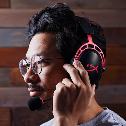 HyperX Cloud Alpha Wireless Gaming Headset with 300 Hour Battery, Dual Chamber Drivers, DTS Spatial Audio, Detachable Noise Cancelling Mic