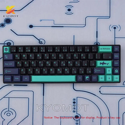 KYOMOT GMK Hammerhead Keycaps PBT Dye Sub 148 Keys Cherry Profile Keycap for MX Switch DIY Layout IKBC Filco Mechanical Keyboard