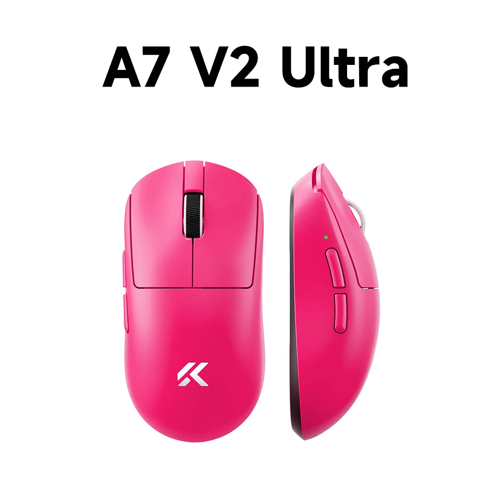 MCHOSE A7 V2 lengva belaidė žaidimų pelė su dvigubu 8,000Hz apklausos dažniu, PAW3950 TI, žaidimams, esportui ir biurui