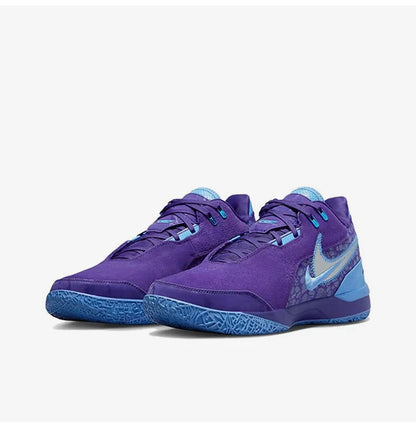 Oryginalne, nowe, męskie buty do koszykówki Nike z półwysoką cholewką i wytrzymałą patchworkową konstrukcją FJ1566-500