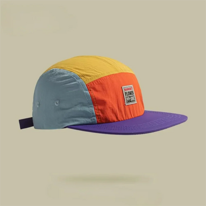 Retro Japanese Style Hip-hop Hats 5 Panel Thin Flat Brimmed Baseball Cap Quick-drying Breathable Sunscreen Hat Unisex