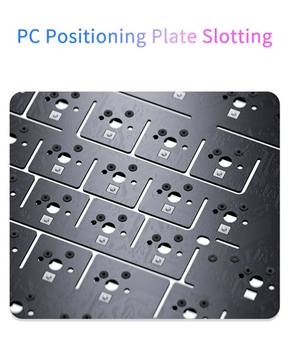 Teclado mecânico gaming AJAZZ AK820 Pro com fios e sem fios, tri-modo, retroiluminação RGB, switches hot-swappable, layout compacto 70%, PC/Mac
