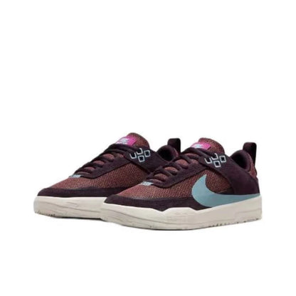 Nike's New Sb Series Women's Skate Shoes with Strong Grip, Lightweight, Durable, Comfortable Mesh Material, Suitable for Daily Commuting, Low-Top Flat Shoes, Sb Day One Unique Color-Blocking, Eye-Catching, Versatile Casual Sn