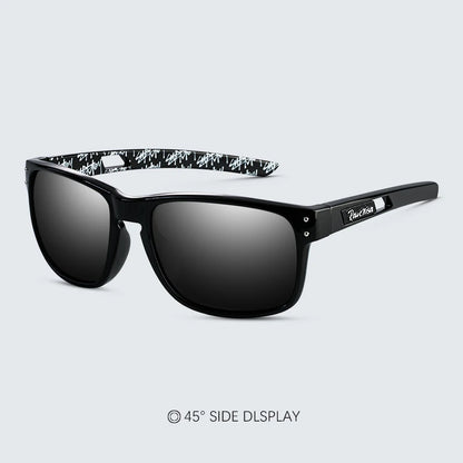 Men's Sunglasses New Arrival Square Polarized Sunglasses Goggles Sun Glasses TR90  With UV Protection