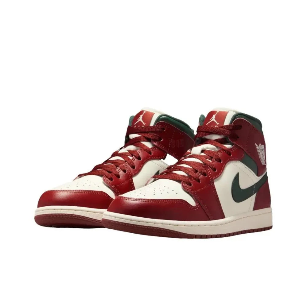 Basketbalové boty Nike Air Jordan 1 Mid Unisex – klasické ikonické basketbalové tenisky, pohodlné a univerzální DQ8426-105