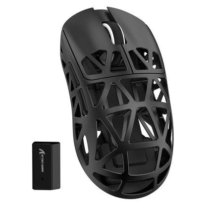 ATTACK SHARK R2 Tri-Mode Wireless Gaming Mouse, Ultra-Light Magnesium Alloy, PAW3950 Optical Sensor, 42000 DPI, 8000Hz Polling Rate, Programmable Gaming Mouse