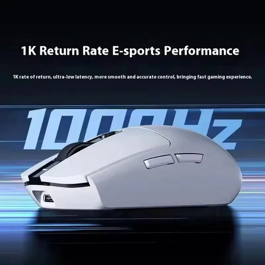 Mouse da gaming wireless MCHOSE G3 V2 Pro Tri-Mode Bluetooth 800mAh ricaricabile, leggero, con ergonomia personalizzata per esports