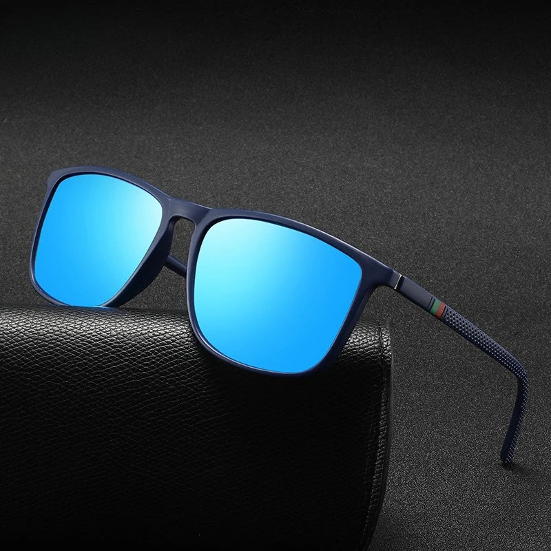 New Luxury Brand Polarized Sunglasses Men Square Frame Classic Women Glasses Driving Fishing Eyewear Gafas De Sol Hombre