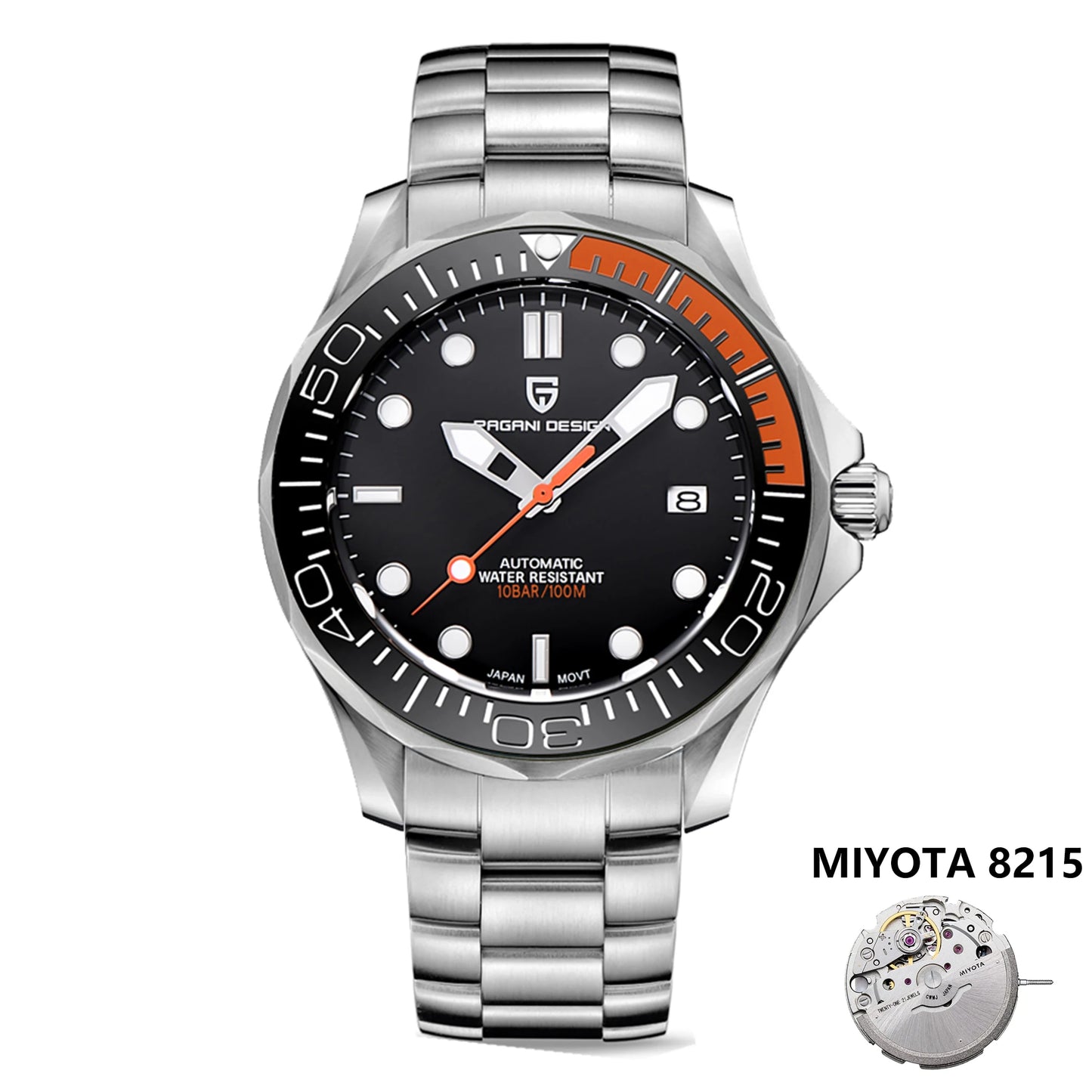 2025 New PAGANI DESIGN Men's Watches Luxury Automatic Watch For Men NH35A Mechanical Wrist watch Men AR Sapphire crystal Clock