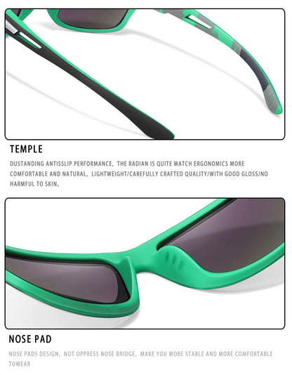 Men Women Polarized Cycling Sunglasses Outdoor Driving Hiking Eyewear Fishing Anti-glare UV400 Protection Sun Glasses