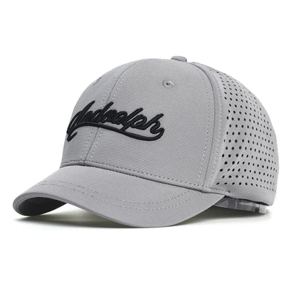 Hálós, rövid karimájú, hátul zárt baseball sapka férfiaknak és nőknek, lélegző, snapback sapka, testre szabott „dad hat”, állítható, egyszínű, trucker stílusú