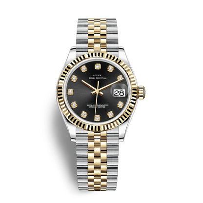 LGXIGE Quartz Elegant Dress Wristwatch Luxury Stainless Steel Waterproof Watch For Women Date Display Original Woman Wrist Watch