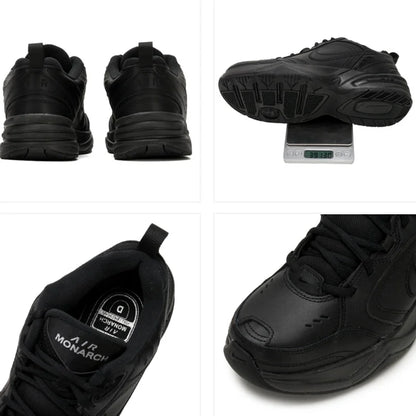 Nike Ανδρικά Παπούτσια Air Monarch IV Μαύρα Triple Black Dad Παπούτσια Τρεξίματος 415445-001