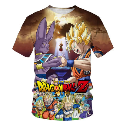 Muške majice Dragon Ball Z majica za dječake dječja odjeća ljetni kratki rukav dječje majice s crtanim motivom gornji dijelovi majica za dječake