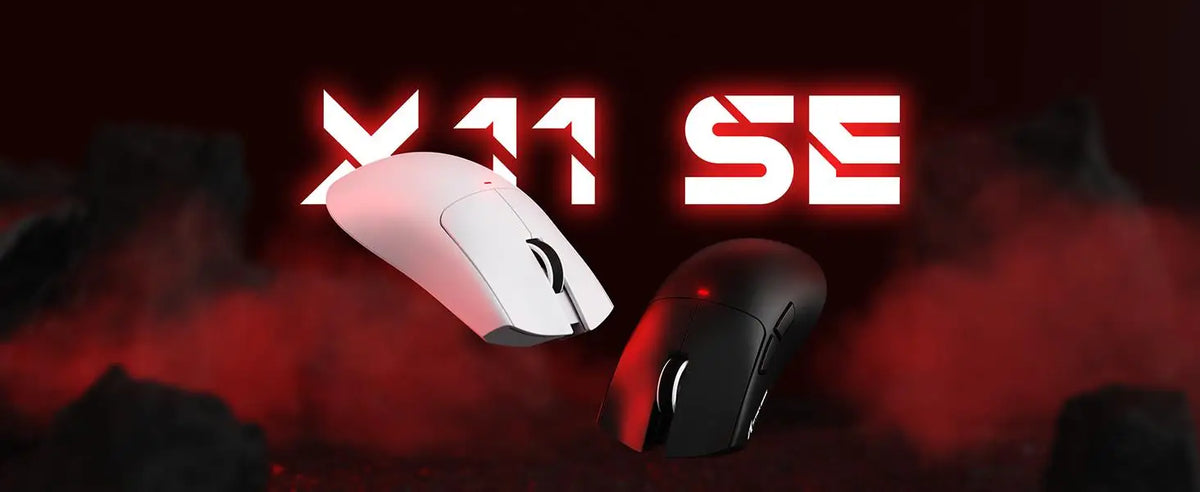 ATTACK SHARK X11SE Wireless Gaming Mouse, Tri-Mode Superlight Mouse with PAW3311 Sensor, 22000 DPI, 63g Ultra-Light RGB Gaming Mouse for PC, Laptop & Esports