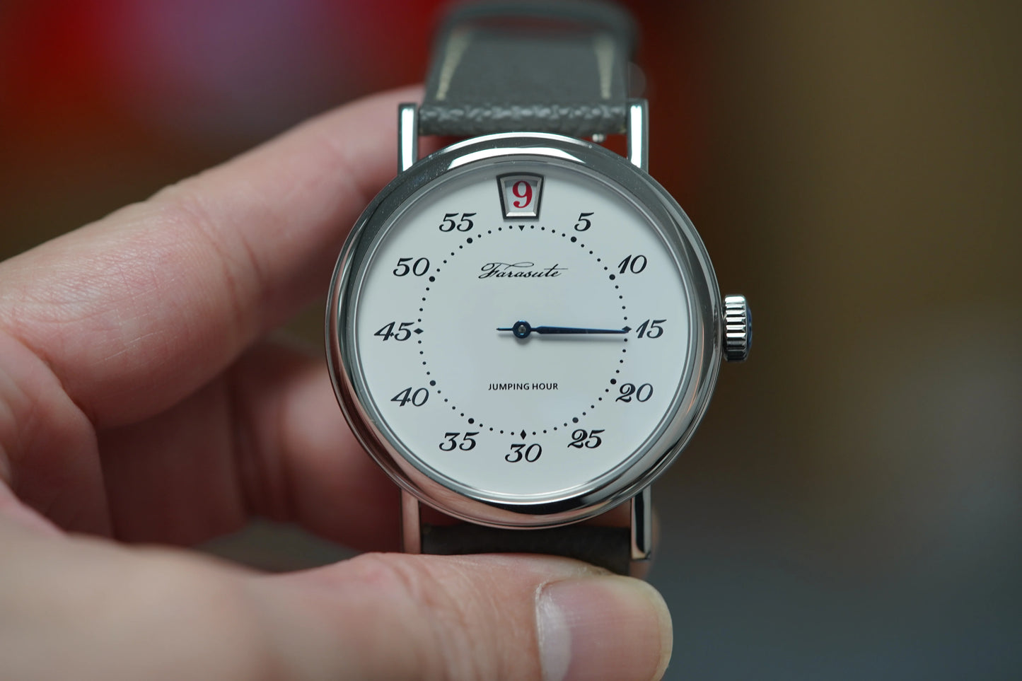 FARASUTE Casual Automatic Mechanical Men Watch Business Jumping Hour Seagull Movement Sapphire Waterproof Wristwatch Male Reloj