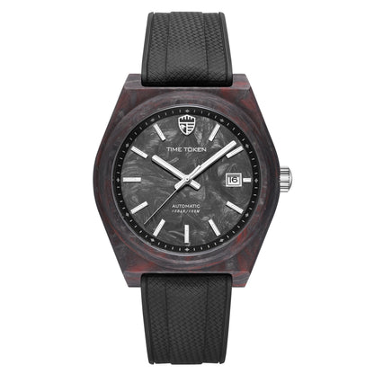2025 New 40mm Carbon Automatic Watch Luxury 100m Waterproof Diver Watches automatic movement Diver Men Watch
