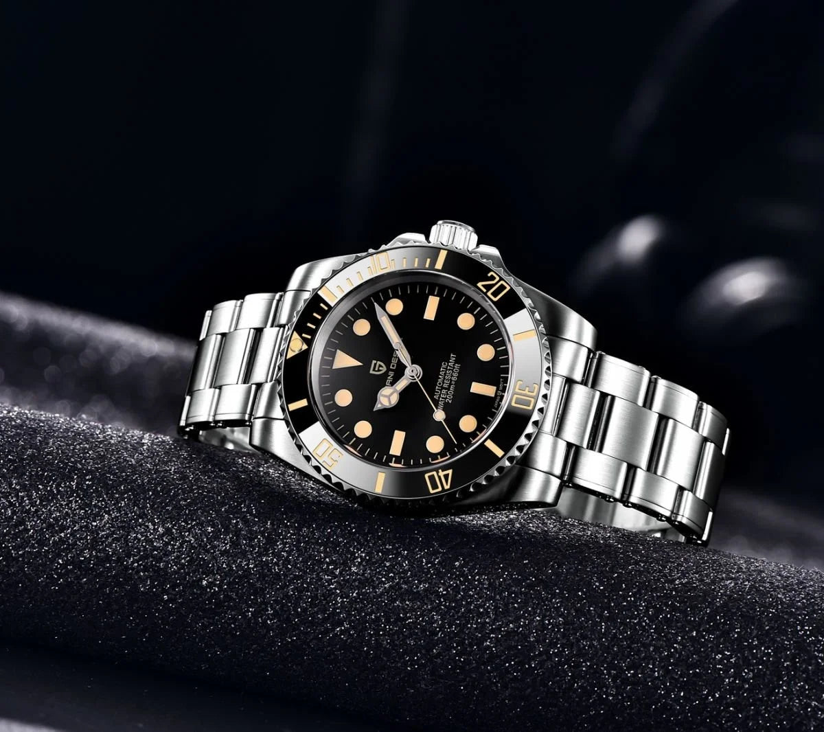 PAGANI DESIGN PD-1694 Men's 40MM Automatic Mechanical Watch Japan NH35 Movt Sapphire Glass Stainless Steel Waterproof Wristwatch