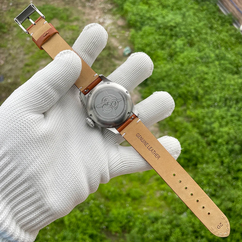 STEELFLIER Official SF746 Luxury Quartz Wristwatch Swiss Luminous VH60 Mute Movement 20Bar Waterproof Multi-time Zone Watches