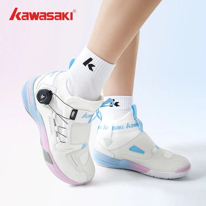 Kawasaki King Series 2.0 Professional Badminton Shoes For Men Women Anti-Twist Sports Original Men's Tennis Shoes Sneakers A3311