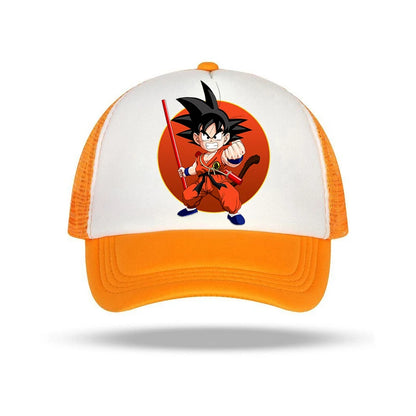 Dragon Ball baseball sapkák, anime karakterekkel nyomtatott napellenzős sapkák, gyerekeknek és felnőtteknek, nyári, lélegző, alkalmi sapkák, állítható csúcsú sapkák, ajándékok