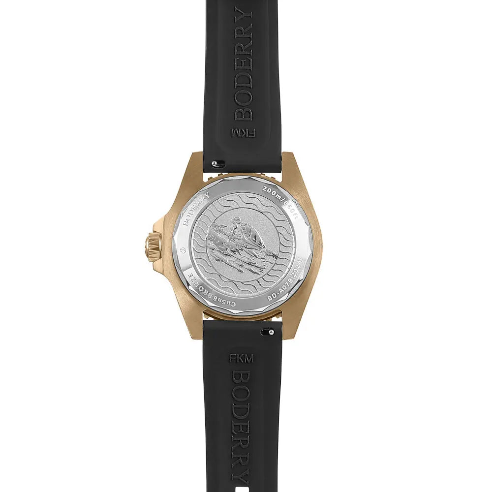 Boderry Bronze Watch Seaturtle Titanium Diver Luxury Wristwatch Automatic Mechanical Wristwatch Sport 200M Waterproof Luminous