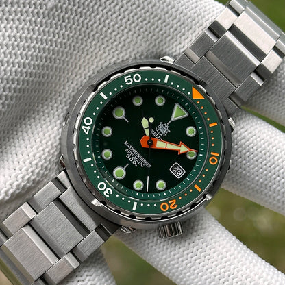 2025 Tuna Can Classic Watch For Men STEELDIVE SD1975C Super Luminous Ceramic Bezel 300M Waterproof NH35 Movement Dive Wristwatch