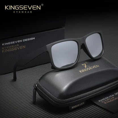 KINGSEVEN Fashion Square Polarized Men and Women Sunglasses Driving Outdoor Travel Glasses UV400