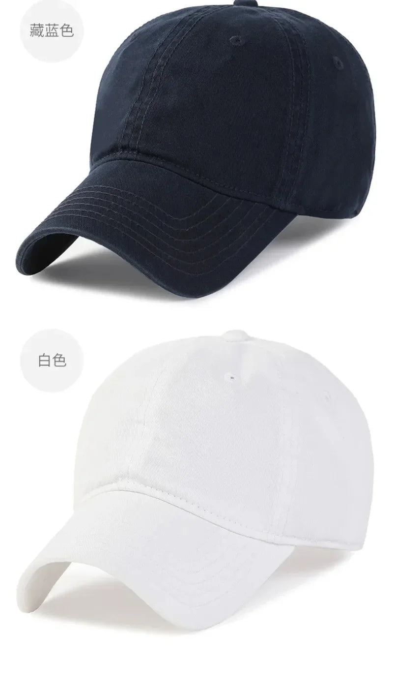 Egyszínű, nagy méretű, 63 cm-es, puha pamut baseball sapka férfiaknak; klasszikus plusz snapback sapka nőknek; golfos napellenző sapka 59–62 cm