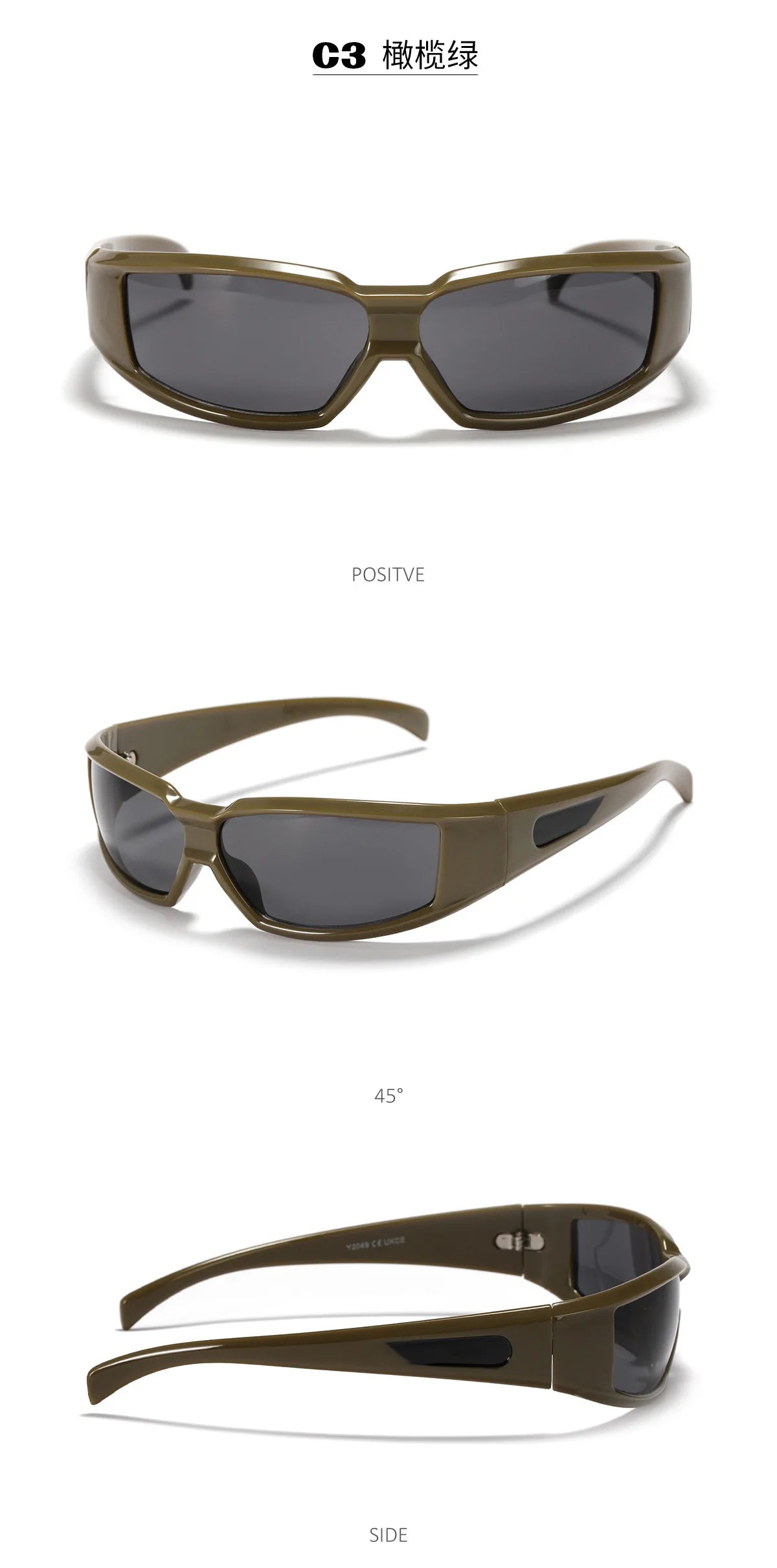 KLASSNUM Women Y2k Glasses Men 2026 Trendy New Sunglasses Future Sense Of Technology Girls Silver Pink Sunglasses UV400 Eyewear