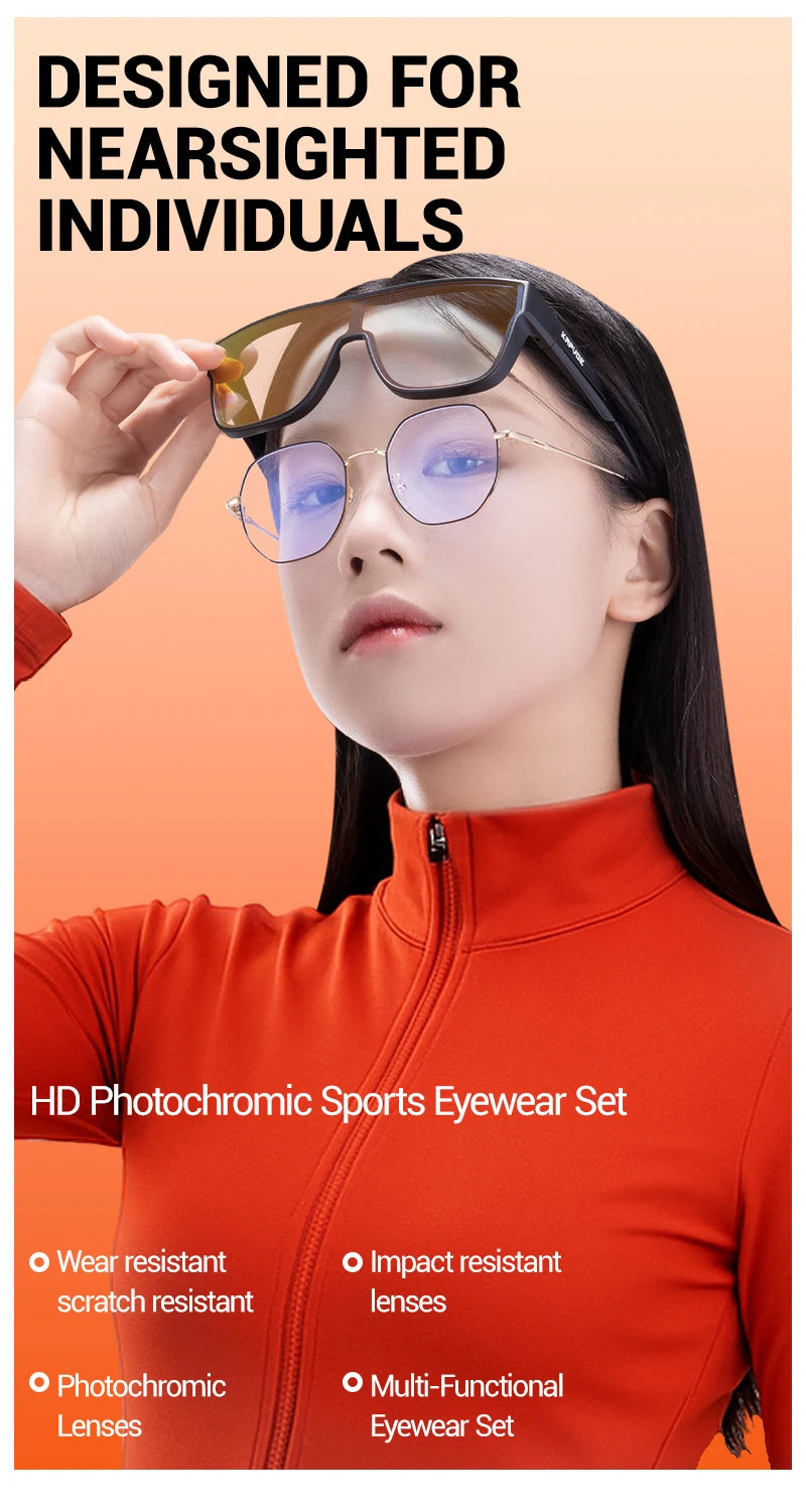 Kapvoe Fitover Sunglasses Fit Over Sunglasses Polarized Lens Wear Over Prescription Eyeglasses UV Protection Men Women