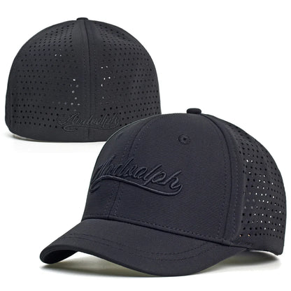 Hálós, rövid karimájú, hátul zárt baseball sapka férfiaknak és nőknek, lélegző, snapback sapka, testre szabott „dad hat”, állítható, egyszínű, trucker stílusú