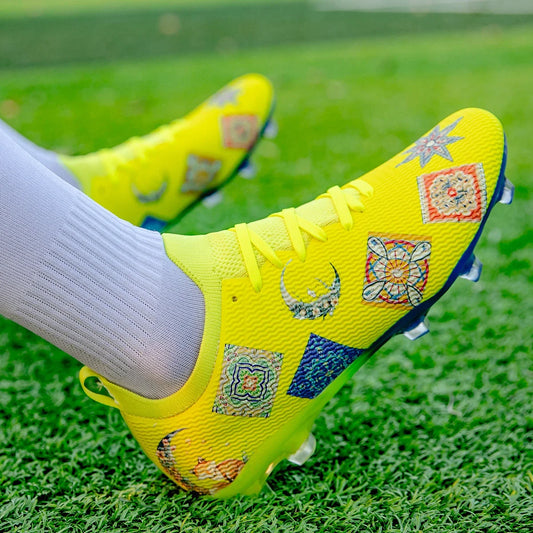 Scarpe da calcio professionali Lawn Nails resistenti all'usura, multicolore, con forte aderenza e grande equilibrio, per allenamento estivo all'aperto